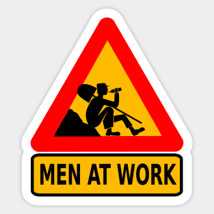 Men at work Sticker